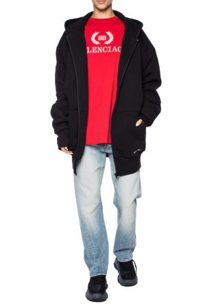 Logo-embroidered tiered sweatshirt, zdjęcie 2 Logo-embroidered tiered sweatshirt od Balenciaga